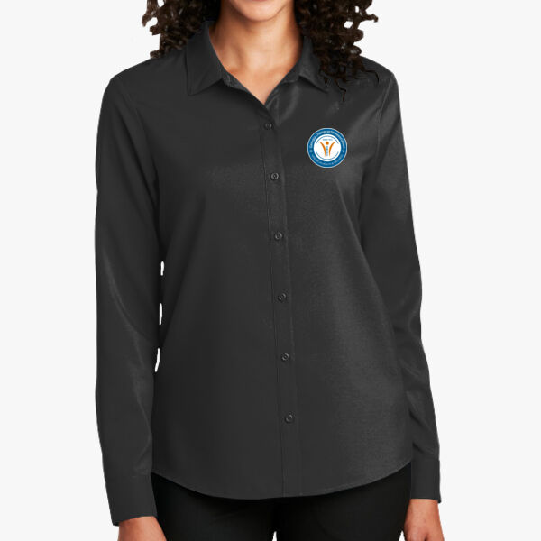 Ladies Long-Sleeve Performance Staff Shirt Thumbnail